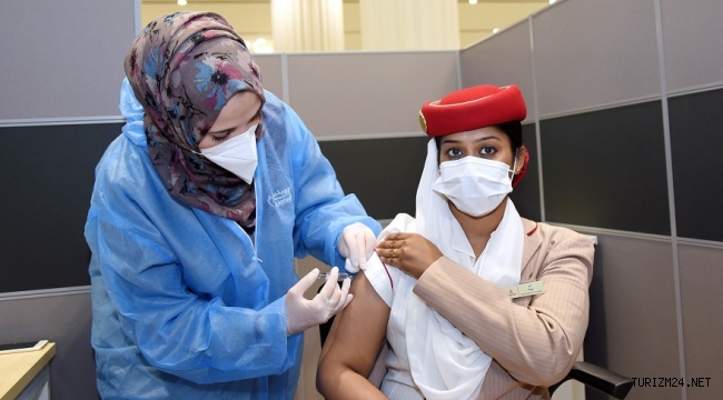 Emirates Grubu, COVID-19 Aşı Programını Uygulamaya Koyuyor