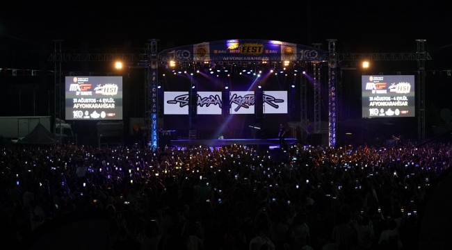 Türkiye MotoFest Konserleri ikinci gününde Afyonkarahisar coştu