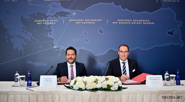 Kempinski ve Nef Ortak Projeler İçin Sözleşme İmzaladı