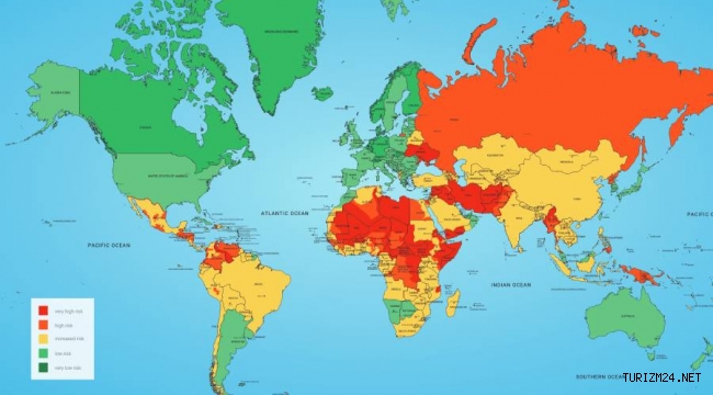 Seyahat Açısından Dünyanın En Riskli Ülkeleri