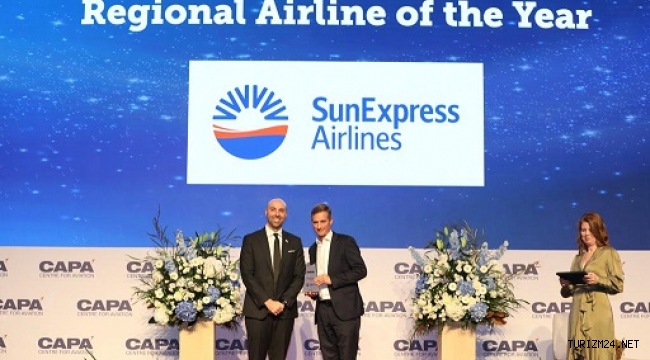 SunExpress’e ‘Yılın Bölgesel Hava Yolu’ Ödülü