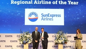 SunExpress’e ‘Yılın Bölgesel Hava Yolu’ Ödülü