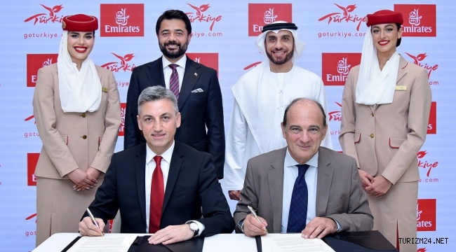 Emirates, Türkiye'deki turizmi desteklemek için TGA ile iş birliği anlaşması imzaladı