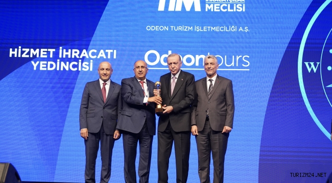 TİM'den ODEON Tours’a ihracat şampiyonluğu ödülü