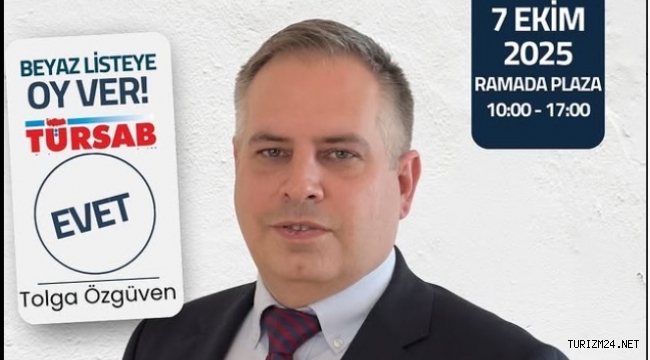 TÜRSAB MURATPAŞA BTK'DA TOLGA ÖZGÜVEN ADAYLIĞINI AÇIKLADI