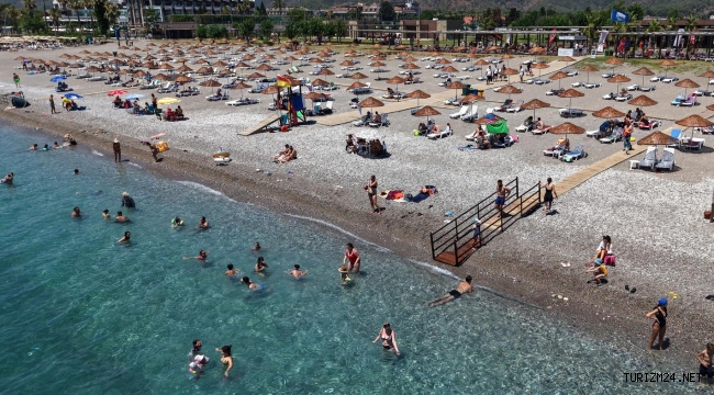 Çeşme'den Bodrum'a, Marmaris'ten Belek'e Halk Plajlarına Yoğun İlgi