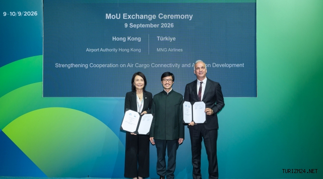 MNG Havayolları, Hong Kong Uluslararası Havalimanı ile iş birliğini güçlendiriyor