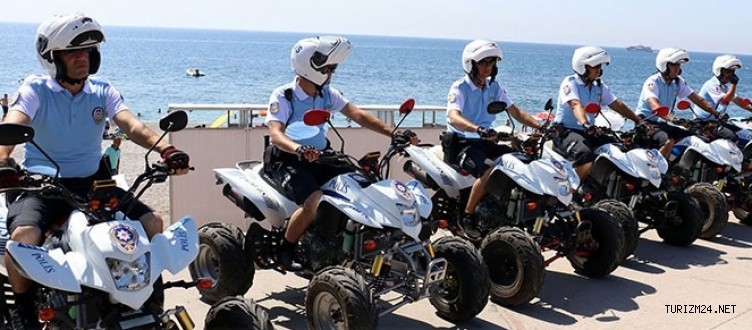 Antalya'da Oteller Bölgesinde Görünür Güvenlik Uygulaması