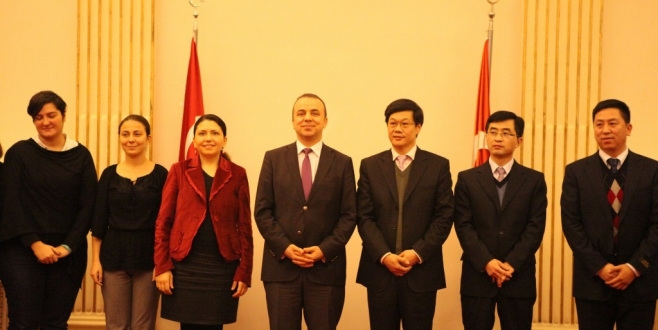 Çin Heyeti İstanbul İl kültür Turizm Müdürlüğünü ziyaret etti.