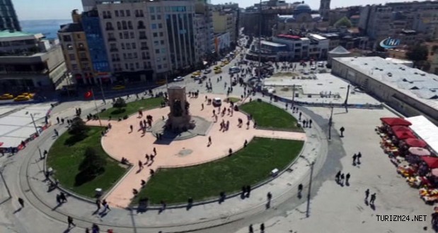  Güvenlik nedeniyle Taksim de 2 gün kapalı olan yollar