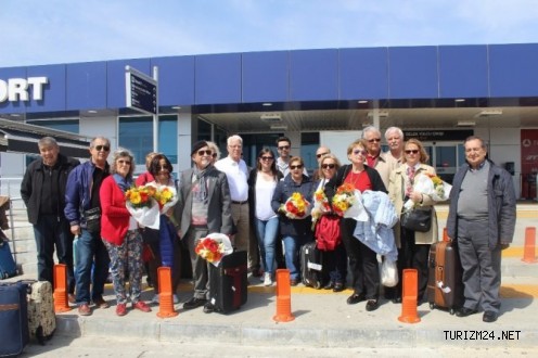 İlk emekli grubu tatil için Alanya’ya geldi