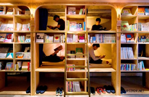 Japonyada yeni bir konaklama konsepti: Kitap ve Yatak