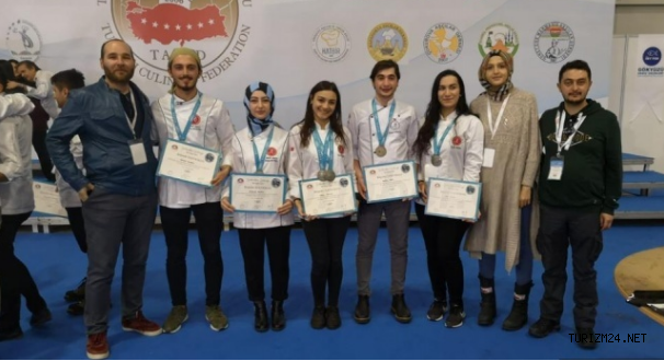 Nevşehir Hacı Bektaş Veli Üniversitesi öğrencilerinden 7 madalya