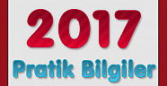 2017 Yılı Pratik Bilgiler Rehberi yenilendi