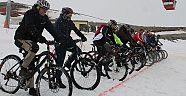 Bisiklet tutkunları Erciyes’te kar üzerinde meydan okuyacak!